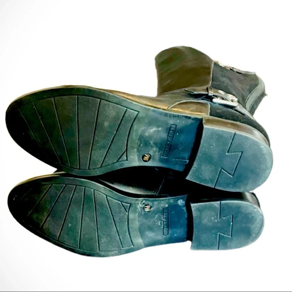 Marc Fisher Damsel Tall Leather Boots - Size 9M - Picture 6 of 14